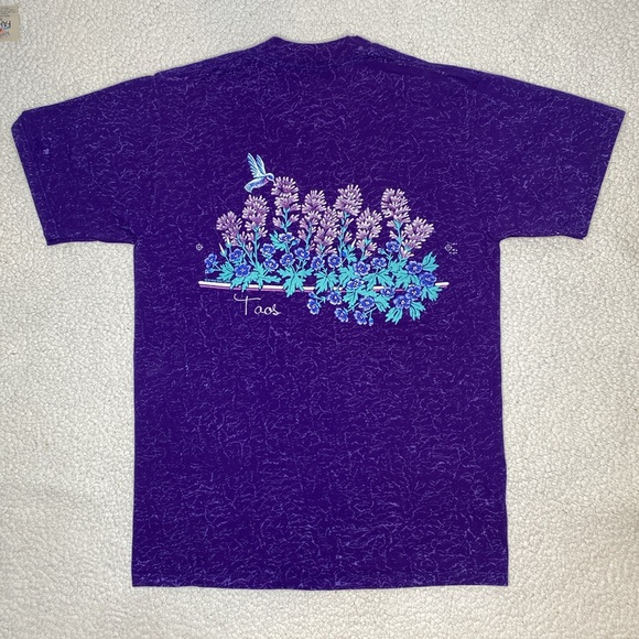 1992 Glacier National Park Floral T-Shirt: Size Medium - Picture 2 of 11